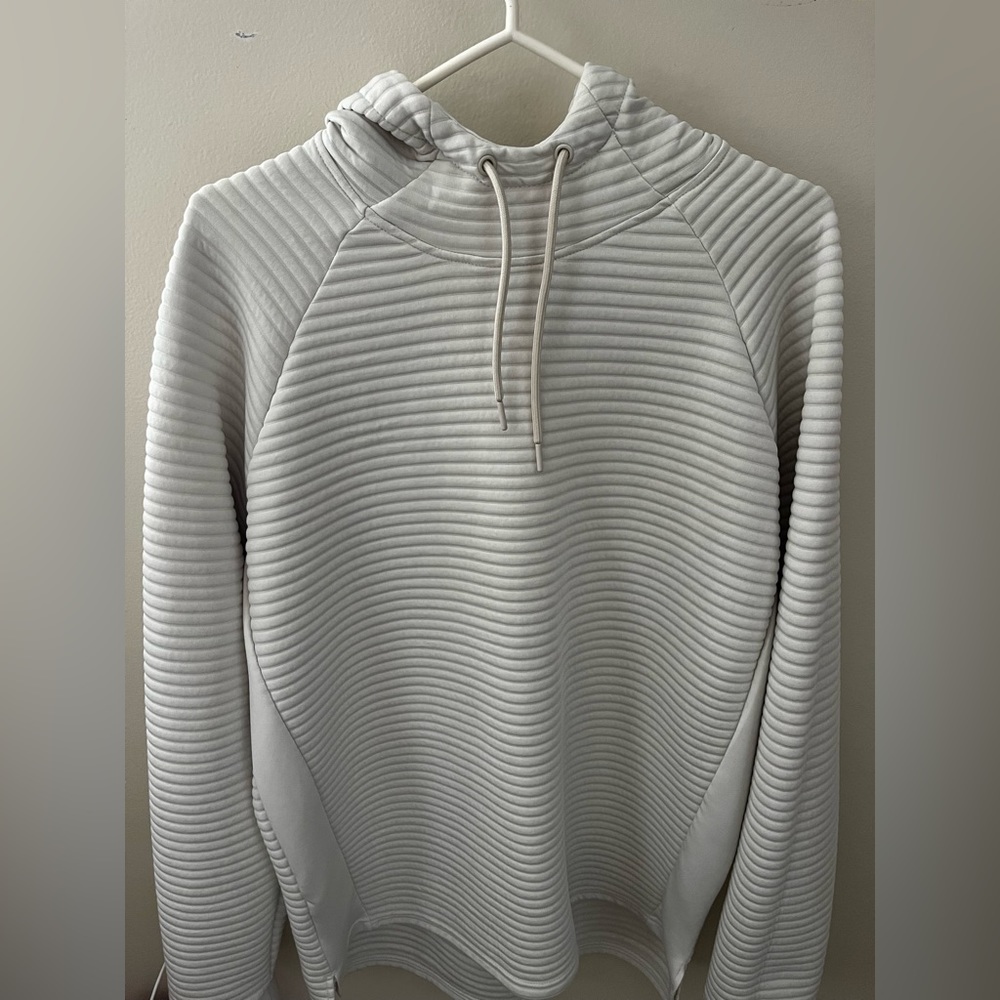 Large never worn tan ribbed sweatshirt